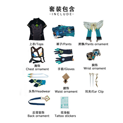 Northwater Trade Kinich cos Genshin Impact Nata New Character Ginkichi cosplay Anime Cosplay Costume